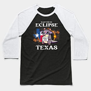 Texas Solar Eclipse 2024 April 8 ny Armadillo For s Baseball T-Shirt